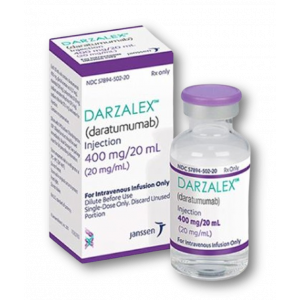DARZALEX 400 MG / 20 ML ( DARATUMUMAB 20 MG / ML ) CONCENTRATE FOR INTRAVENOUS INFUSION 20 ML VIAL